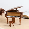 thumbnail image 2 of Caja de música Wooden Piano Adventures of Pinocchio Tune, 2 of 3