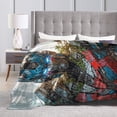 thumbnail image 5 of Transformers Blanket, Super Soft Throw Blanket, Cozy Flannel Blankets For Boys Girls, Warm Blankets For Couch Sofa Bed, 80"X60", 5 of 9
