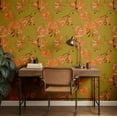 thumbnail image 3 of S4sassy Self-Stick Decorative Wallpaper, Floral Bloom Print Wall Paper, Textured Vinyl Waterproof Contact Paper, Green, 25"x120"inch Removable Renter Friendly Wall Covering For Bedroom, Dining room, 3 of 9