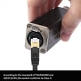 thumbnail image 4 of Adaptador RJ45 Hembra A Hembra con Bloqueo Giratorio y Protección para Altavoz, Amplificador y Mezclador., 4 of 5