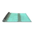 thumbnail image 2 of Ahgly Company Indoor Square Solid Light Blue Modern Area Rugs, 6' Square, 2 of 4