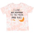 thumbnail image 3 of Inktastic I Love My Sisters to the Moon and Back Boys or Girls Toddler T-Shirt, 3 of 5
