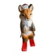 thumbnail image 5 of Figura de animal tallada a mano, estatua de madera tallada, micropaisaje, adorable escritorio zorro amarillo, 5 of 9