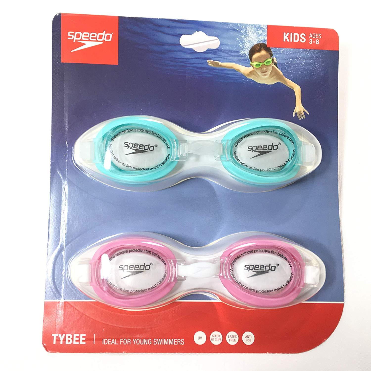 Speedo Kids Swimming Goggles Tybee Tie Dye New 