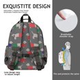 thumbnail image 5 of Cute dog backpack with paw prints, lightweight backpack with multiple compartments, perfect student backpack or dog lover gift, 5 of 6