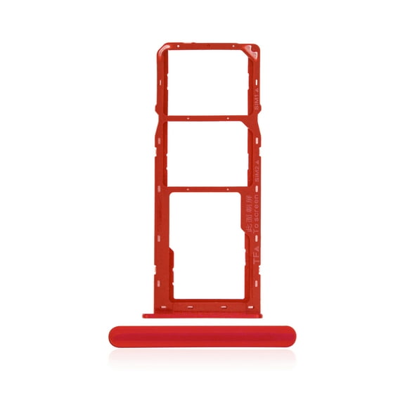 Replacement Dual Sim Card Tray Compatible For Samsung Galaxy A10s (A107 / 2019) / A20s (A207 / 2019) (Red)