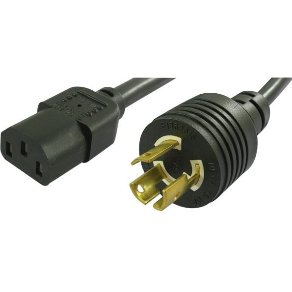 BAFO 40271-8 Twist-Lock Power Cord NEMA L5-15P Plug To IEC C13 8' 14 AWG 15A SJT