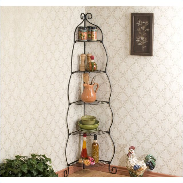 Holly & Martin Corner Etagere en Noir