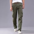 thumbnail image 3 of Jogger Cargo Gabardina Para Hombre Pantalón Casual, 3 of 6