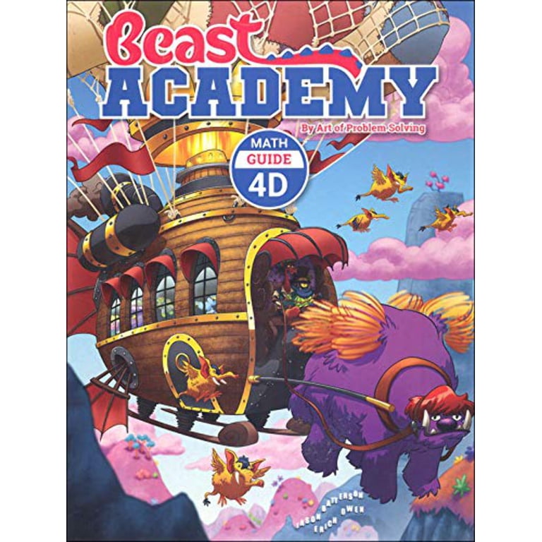 Art of Problem Solving: Beast Academy Grade 4 Complete Books Set