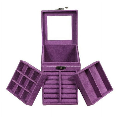 Purple jewelry box
