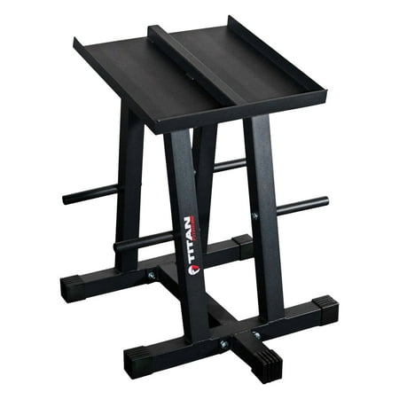 Titan Fitness Dumbbell Column Stand and Plate Tree Power Block