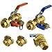 thumbnail image 3 of Hydro Master Kit de Valve de Service pour Chauffe-Eau Sans Réservoir avec Soupape de Décharge Incluse 2 Connexions SWT, Isolateur IPS 1 Pouce Laiton Propre, 3 of 4