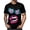 Fun Facial Features 18, variant on Men's Novelty T-Shirts 3D Facial Expression Print Short Sleeve Funny Graphic Tee Fashion Tops for Travel