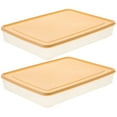 thumbnail image 1 of 2pcs apilable huevo almacenamiento contenedor refrigerador huevo huevo 24 rejilla huevo caja de plástico huevo bandeja, 1 of 4