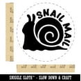 thumbnail image 2 of Snail Mail Self-Inking Rubber Stamp Ink Stamper - Black Ink - Large 1-1/2 Inch, 2 of 7