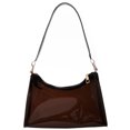 thumbnail image 4 of Bolsa Retro mujer claro Color sólido hombro axila señoras verano Hobos bolso JShteea Para Estrenar, 4 of 9