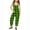 Green, variant on GERsome Girl's Jumpsuits Sleeveless V Neck One Piece Spaghetti Straps with Pockets Rompers Little Kid 5-14 Years（Size 5-6 Years/Army Green)