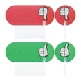 thumbnail image 1 of KAKOWELY Reusable Voting Paddle for Classroom Thumb Up Down Signs Made of Durable Plastic Assorted Color,9.65"X5.91"X0.2", 1 of 4