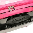 thumbnail image 7 of Disney Minnie Mouse Bows & Shooting Stars Black & Pink 16.5" Rolling Toddler Luggage, 7 of 7