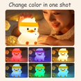 thumbnail image 3 of Luz de noche de silicona YONGSHENG pato amarillo recargable por USB Con función de temporizador, 3 of 4