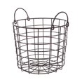 thumbnail image 4 of AMLESO Iron Storage Basket Container Laundry Iron Basket for Cabinet Closet Kitchen Coffee, 4 of 8