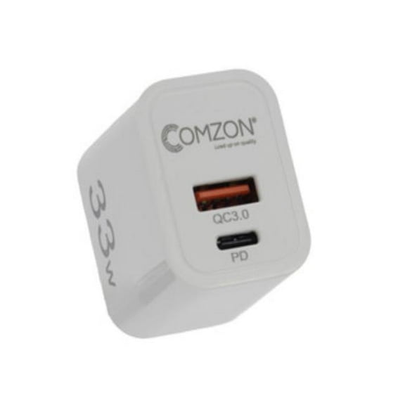 CableWholesale 90W1-42000WH Fast USB PD 33W & QC3 18W Wall Charger - Type-C & A Ports - C2054