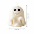 thumbnail image 3 of Simple 3D Ghost Soy Scented Candles, Cute Fangs Ghost Shaped Wax Candle for Halloween Farmhouse Table Center Decor Trick-or-Treat Gift, 3 of 7