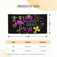 thumbnail image 5 of Salouo Mardi Gras with Flamingo Pattern Holiday Banner Outside Party Decoration Banner (1PC) Festival Supplies Fit for Birthday Parties & Celebrations & Chrismas-Small, 5 of 8