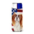thumbnail image 1 of Cavalier Spaniel Patriotic Michelob Ultra Hugger for Slim Cans, 1 of 1