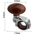 thumbnail image 5 of Brown Hickory Car Auto Steering Wheel Suicide Spinner Handle Knob Booster, 5 of 5