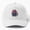 White, variant on Ninja Cat Baseball Hat, Stealth Feline Character Graphic Design, Classic Everyday Cap