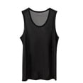 thumbnail image 2 of Antinious Men Solid Ice Silk Mesh Round Neck Sleeveless Breathable Outdoor Outer Workout Loose Tank Top, 2 of 5