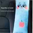 thumbnail image 2 of 2 almohadillas para cinturón de seguridad, almohada para soporte de cabeza, fundas para cinturón de seguridad de viaje para coche, cojín para cinturón de seguridad para niños (azul + rosa) brillar Electrónica, 2 of 5