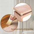 thumbnail image 6 of GDF Studio 52.6" Rustic Wood Console Table with Bead Detail, Natural Finish, 6 of 9