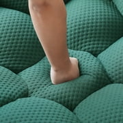 99 Bubble Couch Modern, Oversized Curved Couches, Lazy Floor Sofa, Green Bubble Couch, Modern Upholstered Comfy Mesh Fabric 3D Honeycomb Shape Couches for Living Room, Office, Apartment, 3-Seater