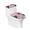 Cat and Skull Pattern, variant on HELLHERO Christmas Patterns Lid Cover Set for Toilet of Set of 2 Elastic Edge Toilet Covers Set Machine Washable Bathroom Home Comfort