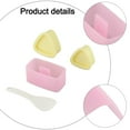 thumbnail image 2 of Onigiri Mould Kit DIY Triangle Rice Ball Moulds Sushi Maker Press Rice Ladle, 2 of 10