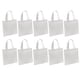 thumbnail image 1 of Bolsas de compras de poliéster en blanco para sublimación, 10 unidades, para manualidades y decoración, 1 of 8