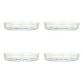 thumbnail image 1 of jinwen 4 Pcs Soucoupes de Plantes Transparentes Plateau de Croissance Rond 8 Pouces, 1 of 9