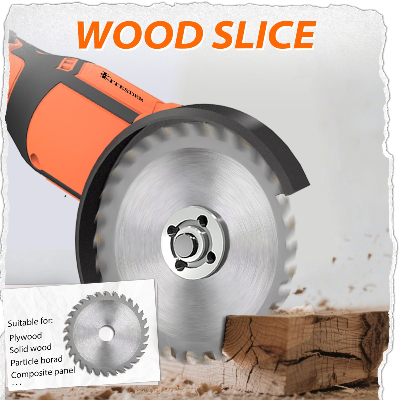 Rechargeable Cordless Angle Grinder Polisher with Lithium Battery, Fast Charger & Accessories, for Tile Stone Steel Grinding Polishing, Christmas Gift, Local Warehouse Shipping