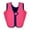 AB431 Pink, variant on Toddler Girls Boys Life Jacket Solid Color Sleeveless Zipper Down Buoyancy Vest Children Kids Unisex Swiming Pool Beach Swimwear
