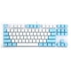 thumbnail image 2 of Teclado de computadora de 87 teclas, periféricos de computadora mecánicos ligeros mixtos para computadora portátil de escritorio K100Style 2, 2 of 12