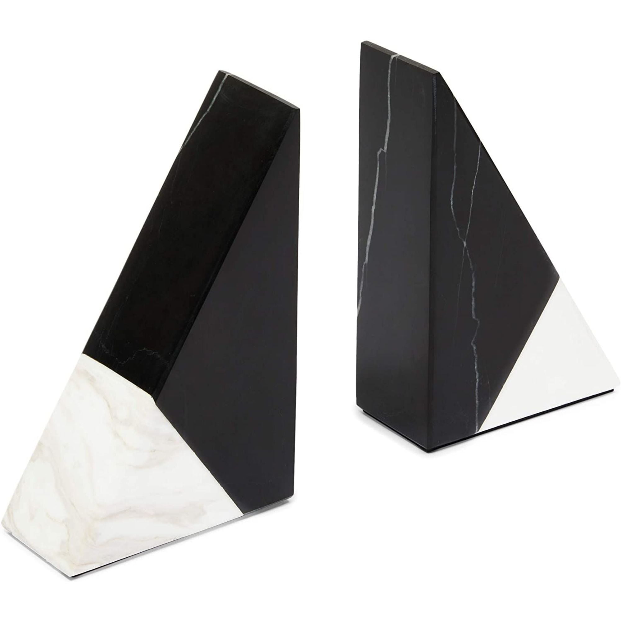 Bookends Pair, Decorative Bookends for Shelves Nonskid Heavy Book