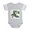 Heather Gray, variant on CafePress - Butterfly 5 - Cute Infant Baby Football Bodysuit