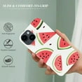 thumbnail image 4 of ONETECH Blingy's iPhone 14 Plus Case, Women Girls Cute Pattern Fun Tropical Summer Fruits Design Transparent Soft  Protective Clear Case Compatible for iPhone 14 Plus 6.7 inch (Watermelon Style), 4 of 5