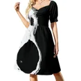 thumbnail image 4 of Vestido de manga corta Mei Mei, vestido de mujer, vestido de manga larga, 4 of 8