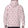thumbnail image 7 of Pofeuu Cute Rabbit Print Mens Casual Hooded Collar Drawstring Hoodies Pullover Sweatshirts Casual Long Sleeve Shirts-XX-Large, 7 of 7