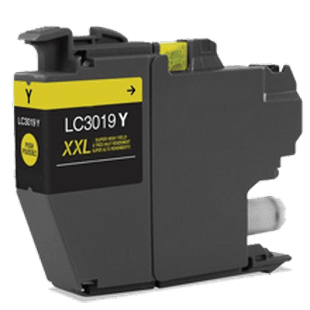 Zoomtoner Compatible Frère MFC-J6530DW Frère LC3019Y Extra Haut Rendement Encre / Cartouche Jet d'Encre Jaune