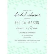 Print Pattern Standard Bridal Shower Invitation